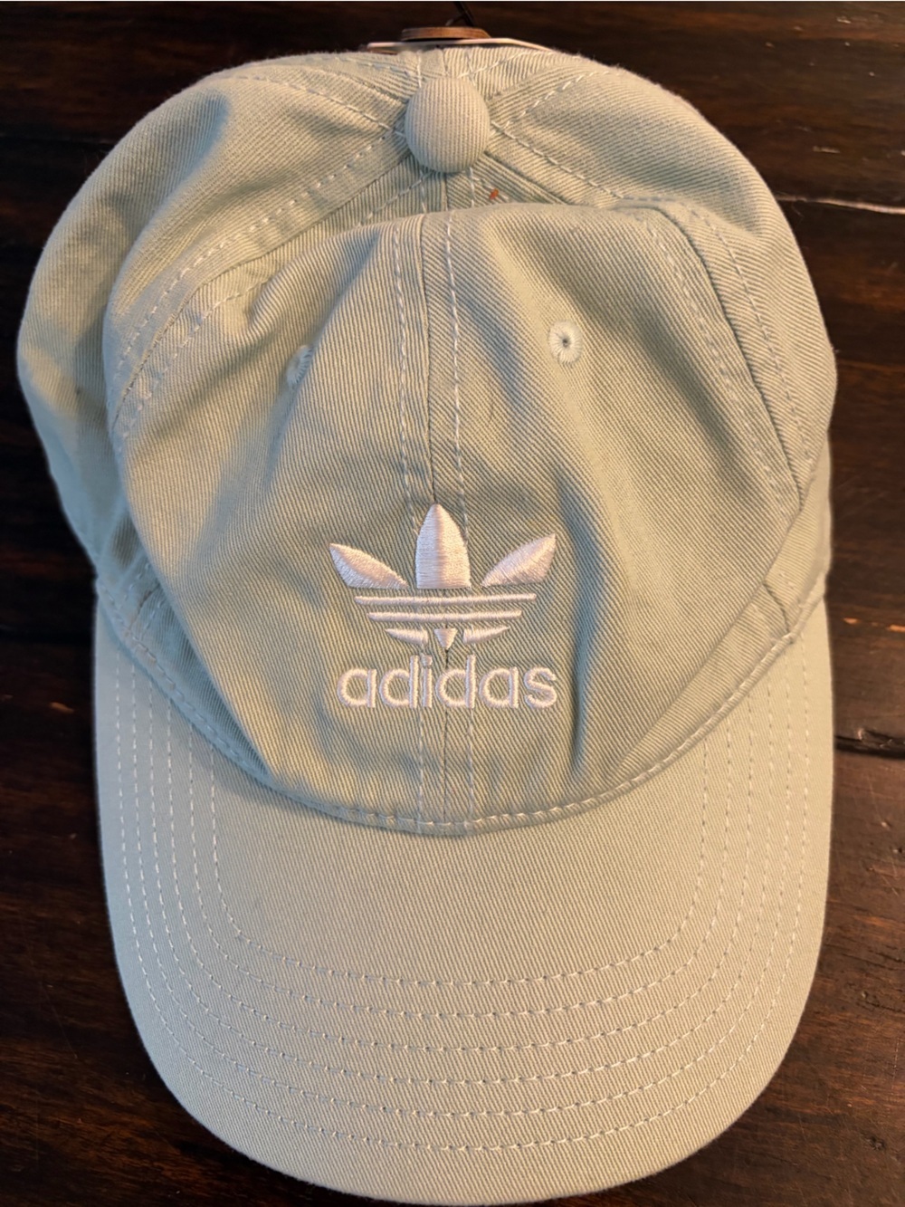 NWT ✨ adidas Trefoil Cap in Sage Green adjustable